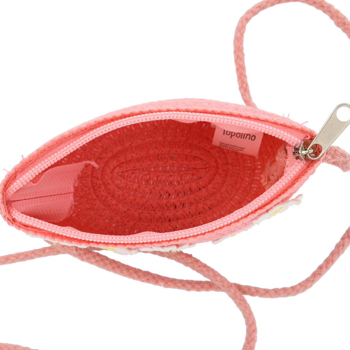 Mini-Umhängetasche aus Papierstroh