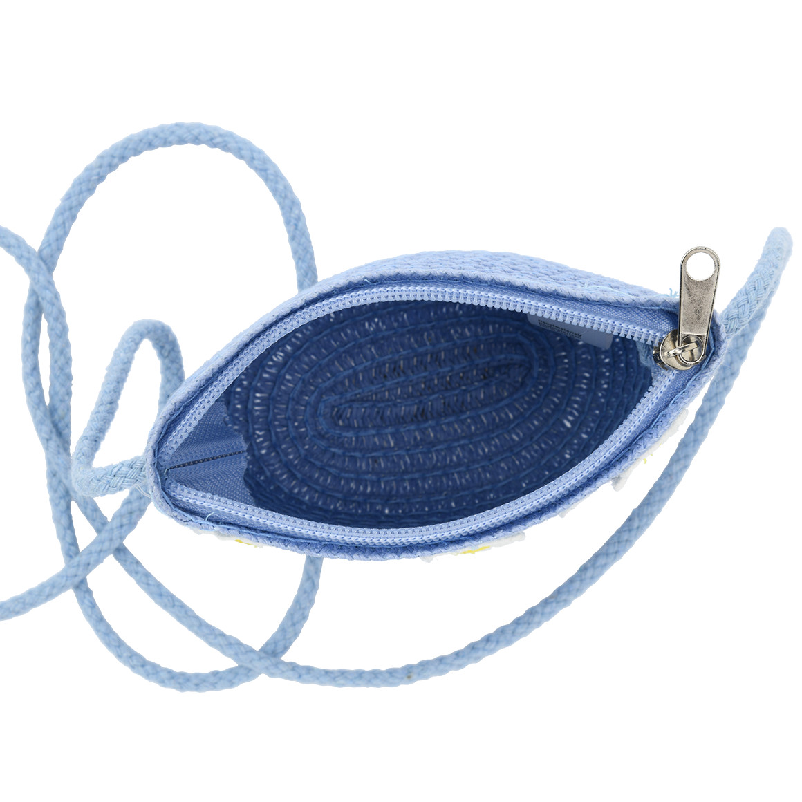 Mini-Umhängetasche aus Papierstroh