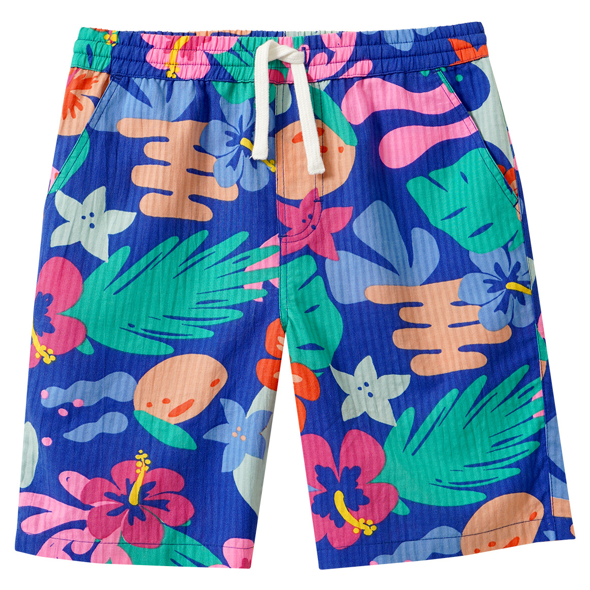 Jungen Shorts im Tropical-Look