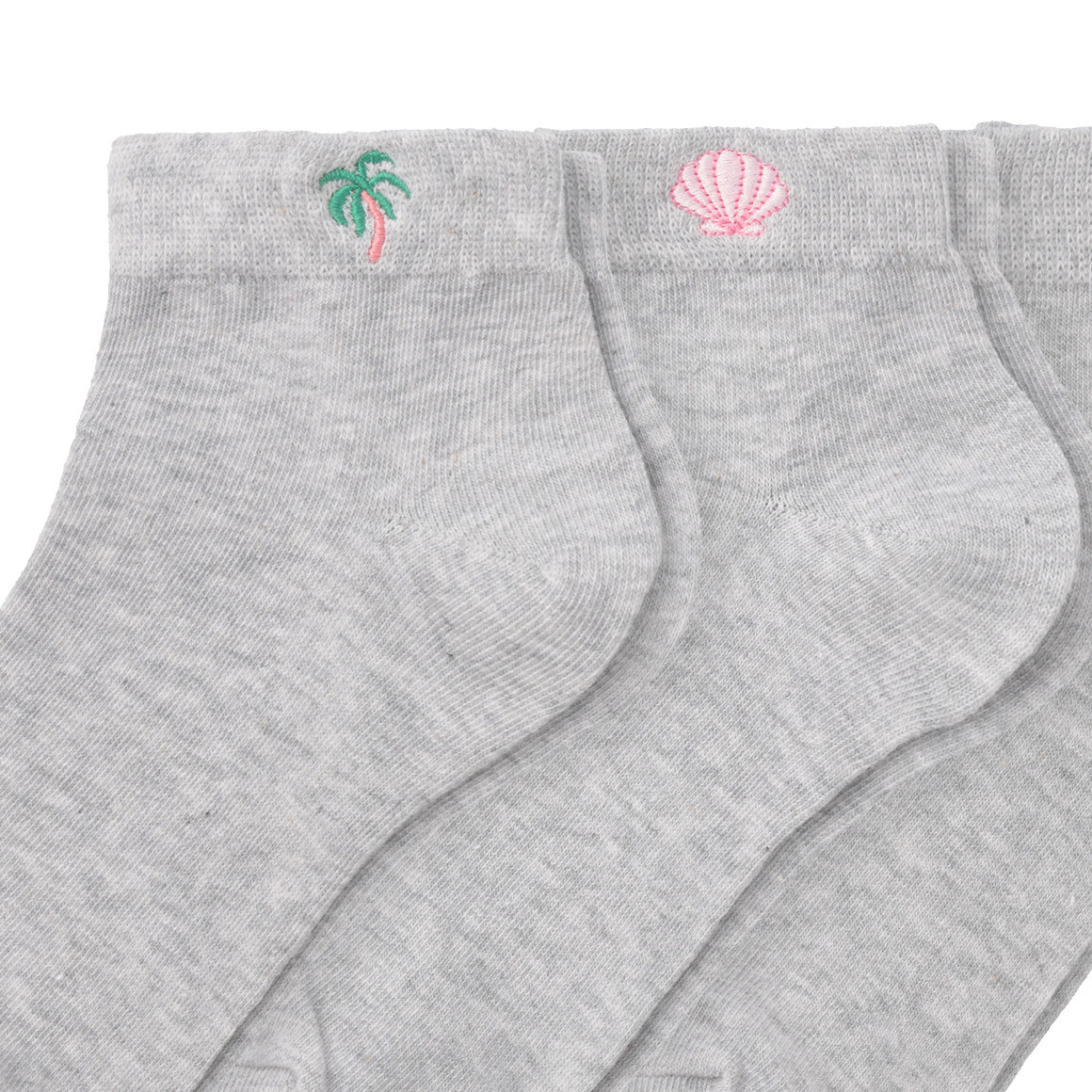 3 Paar Damen Sneaker-Socken knöchelhoch