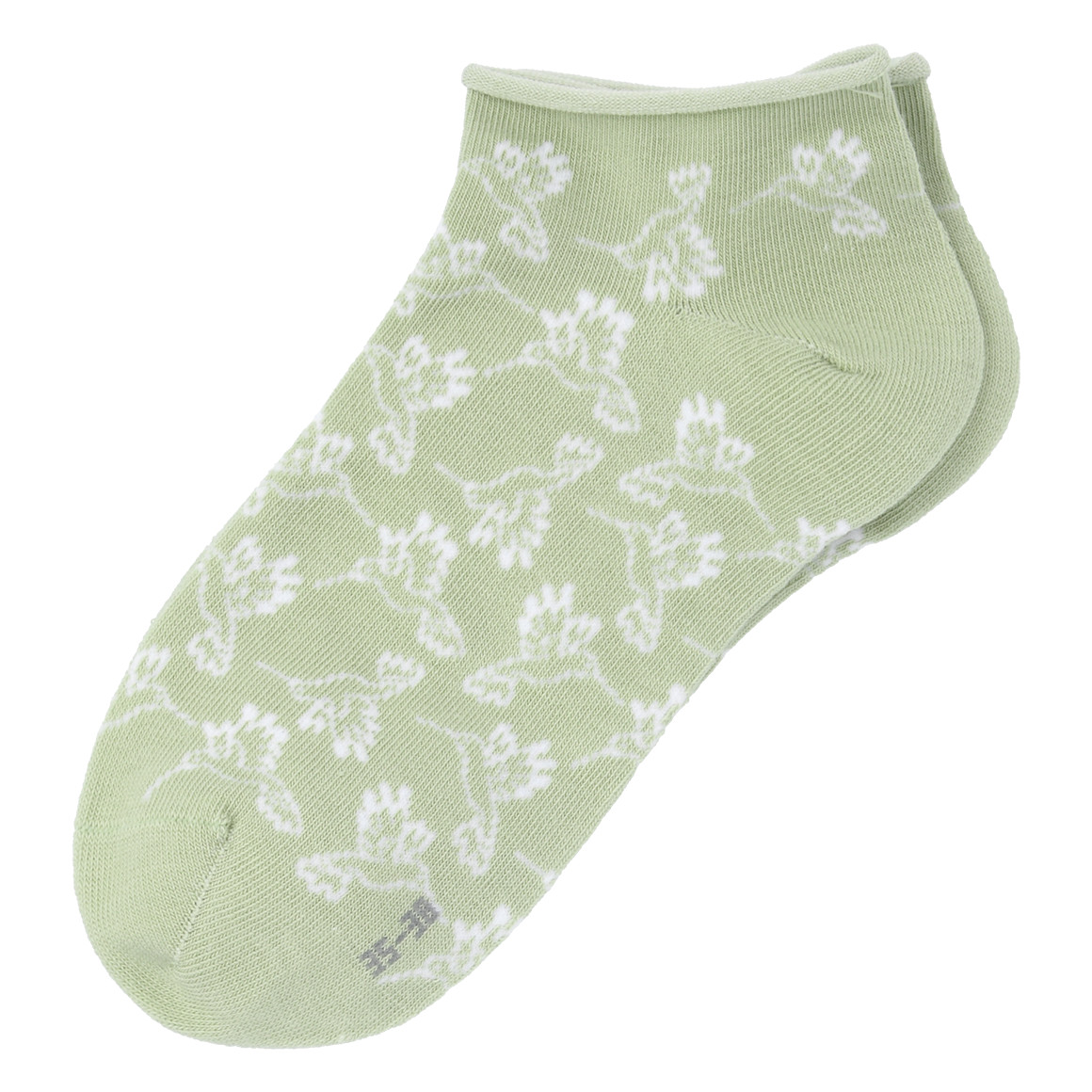 5 Paar Damen Sneaker-Socken mit Blumen