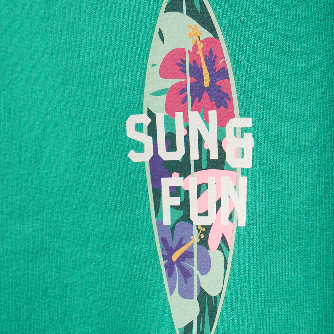 Jungen Sweatshorts mit kleinem Print