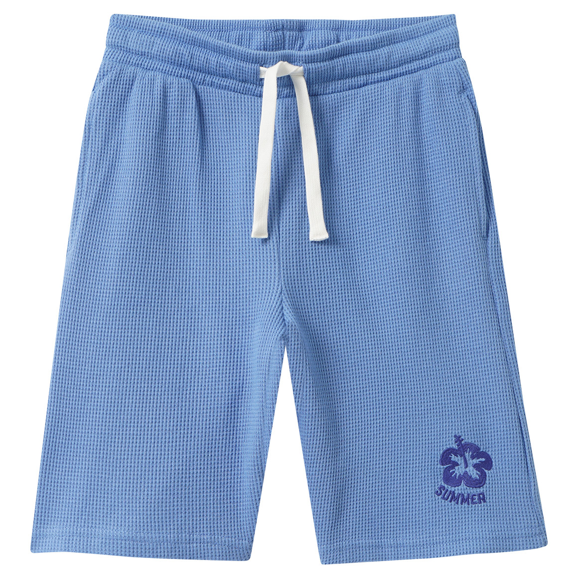 Jungen Joggingshorts mit Waffelstruktur
