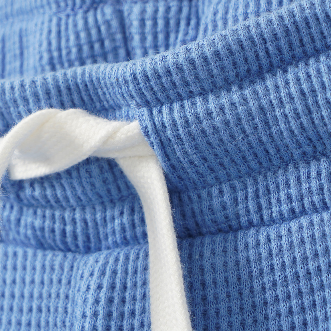 Jungen Joggingshorts mit Waffelstruktur