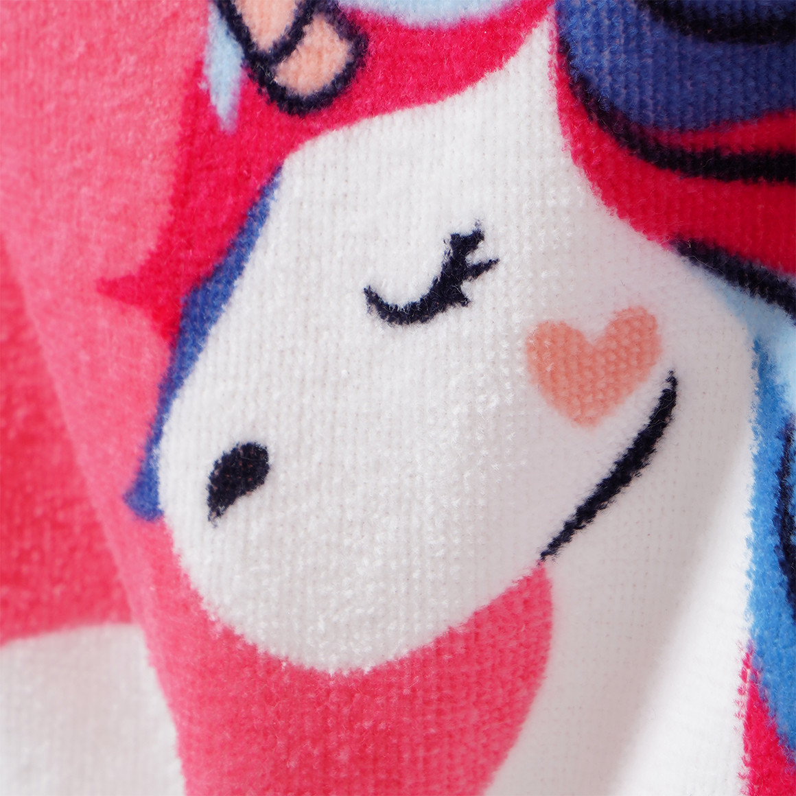 Kinder Badeponcho mit Einhorn