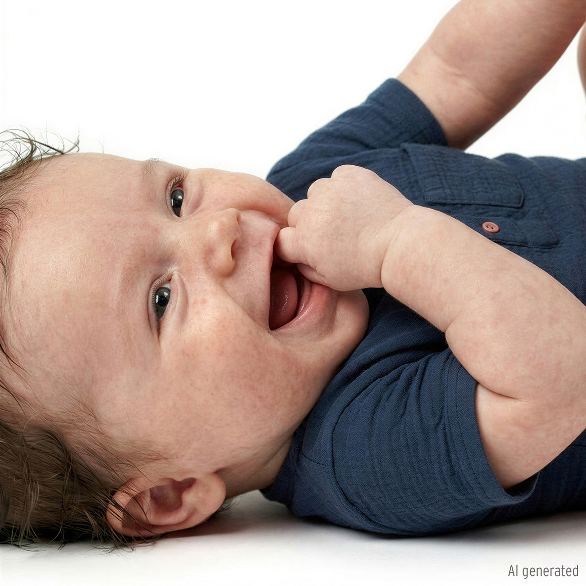 Baby Musselin-Set mit Shirt und Shorts