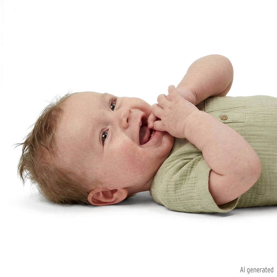 Baby Musselin-Set mit Shirt und Shorts