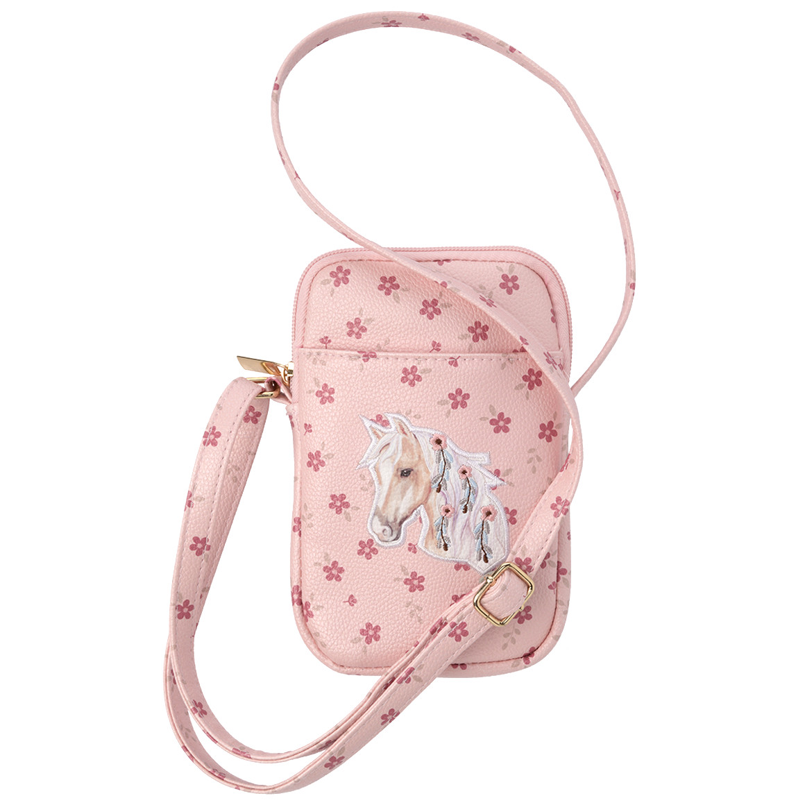 Mädchen Handytasche mit Pferde-Motiv