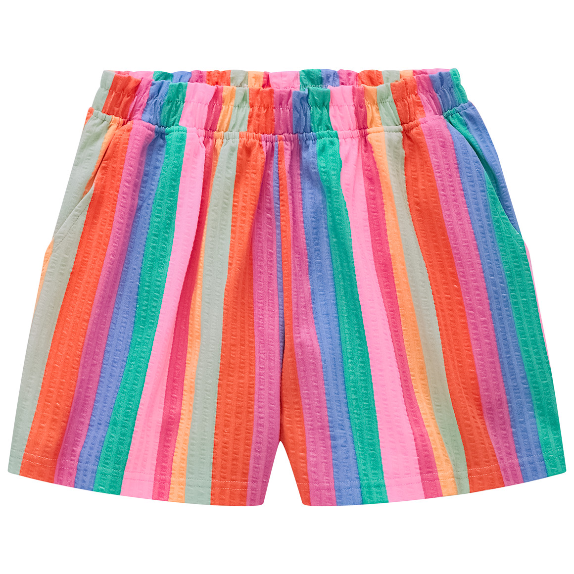 Mädchen Shorts mit bunten Streifen
