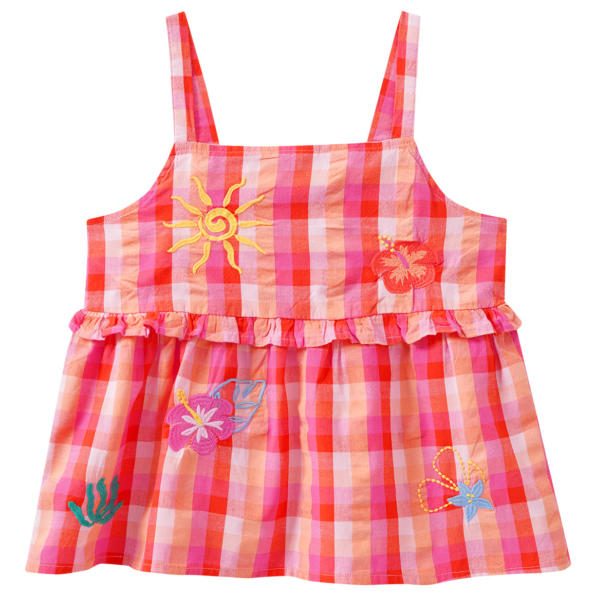Mädchen Top mit Stickerei