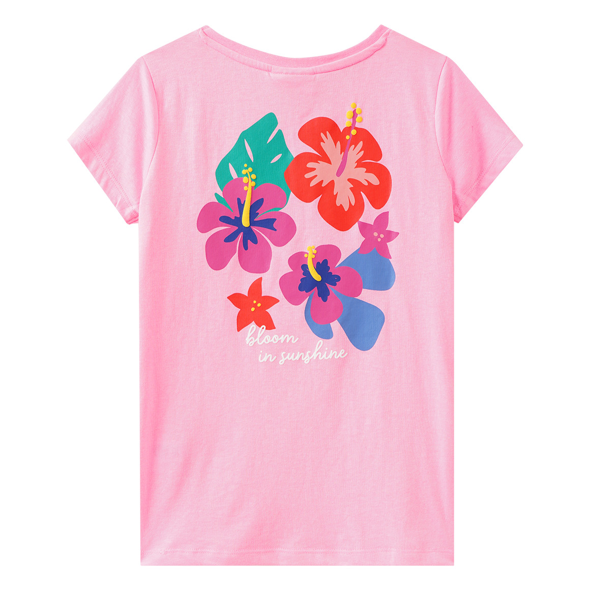 Mädchen T-Shirt mit Rücken-Print