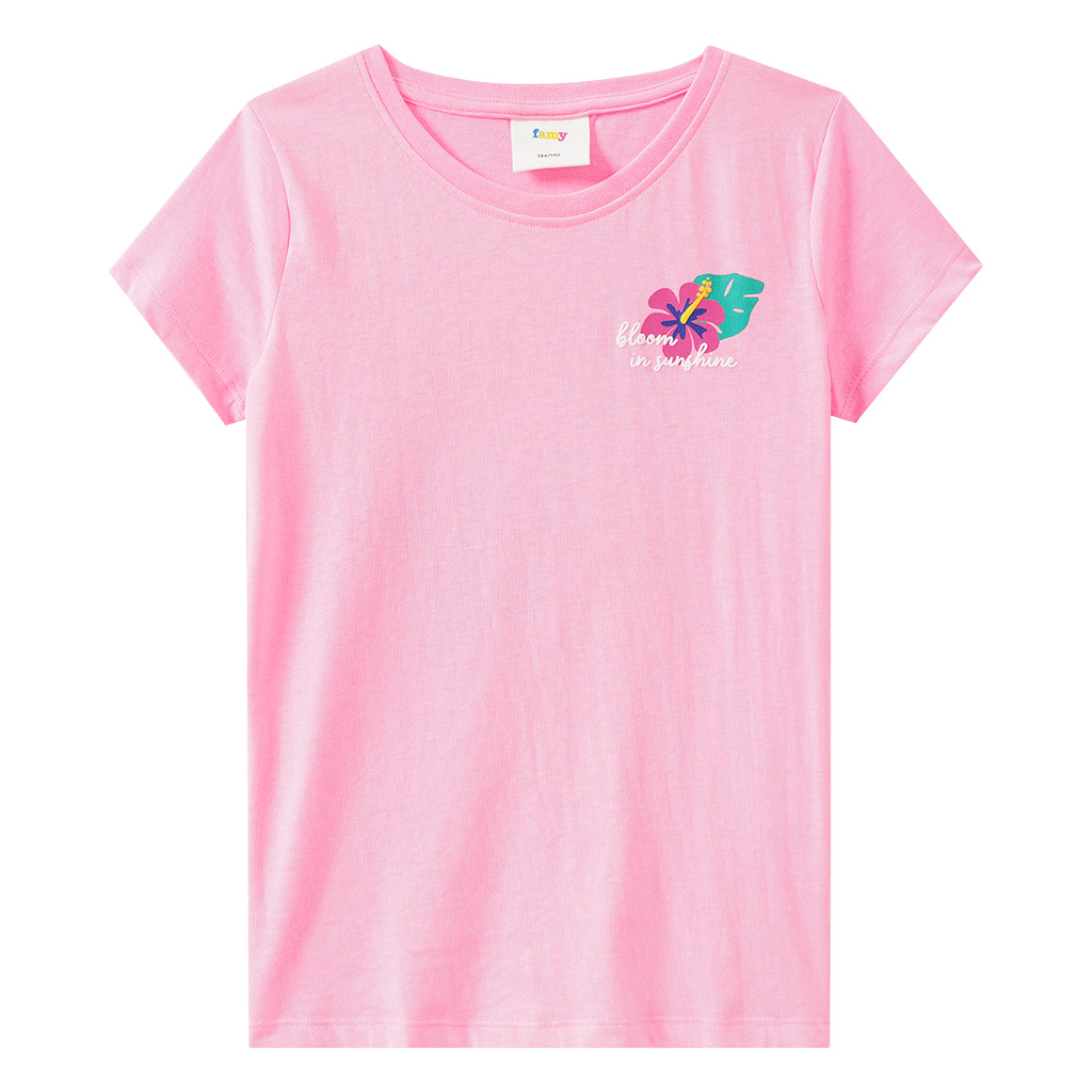 Mädchen T-Shirt mit Rücken-Print