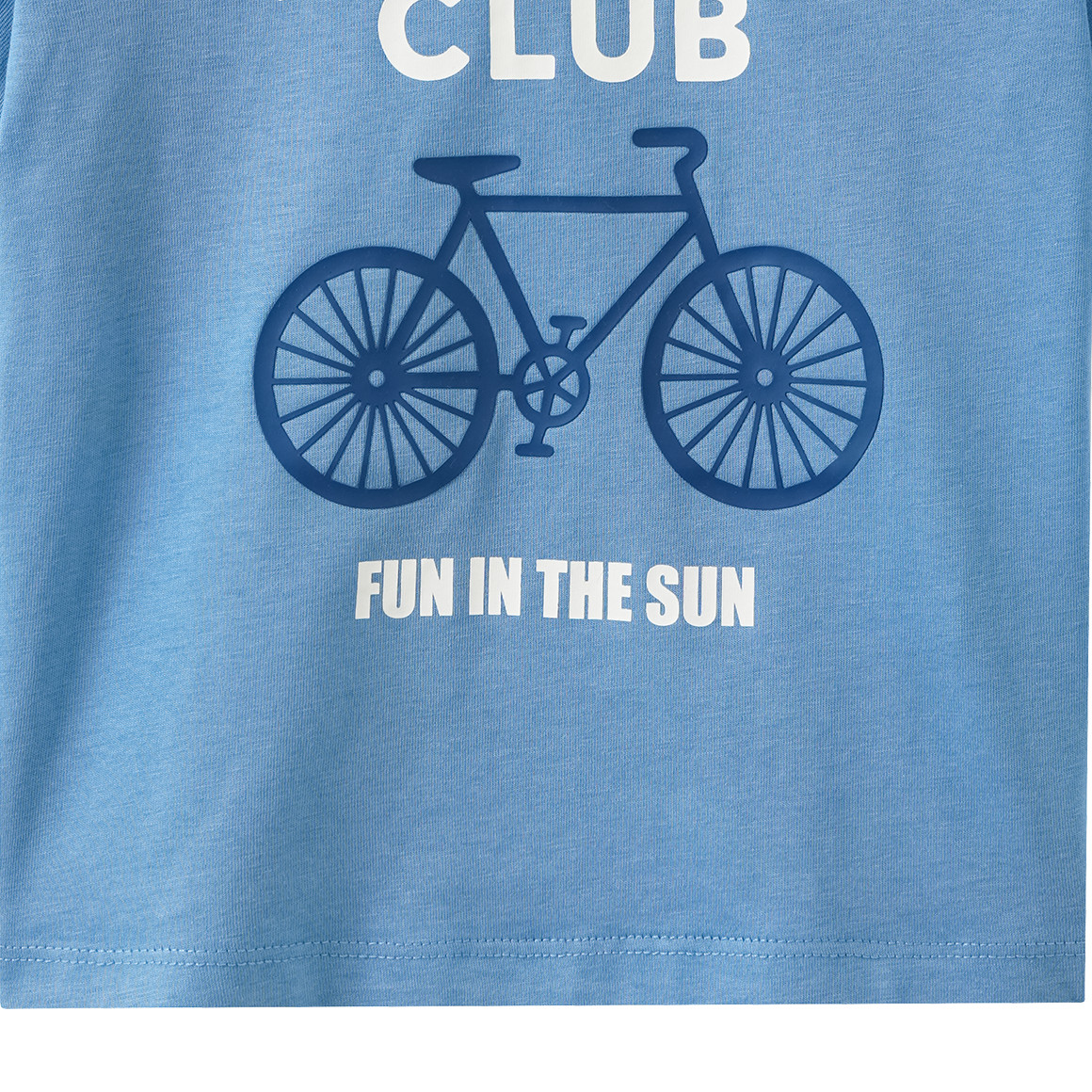 Jungen T-Shirt mit Fahrrad-Print