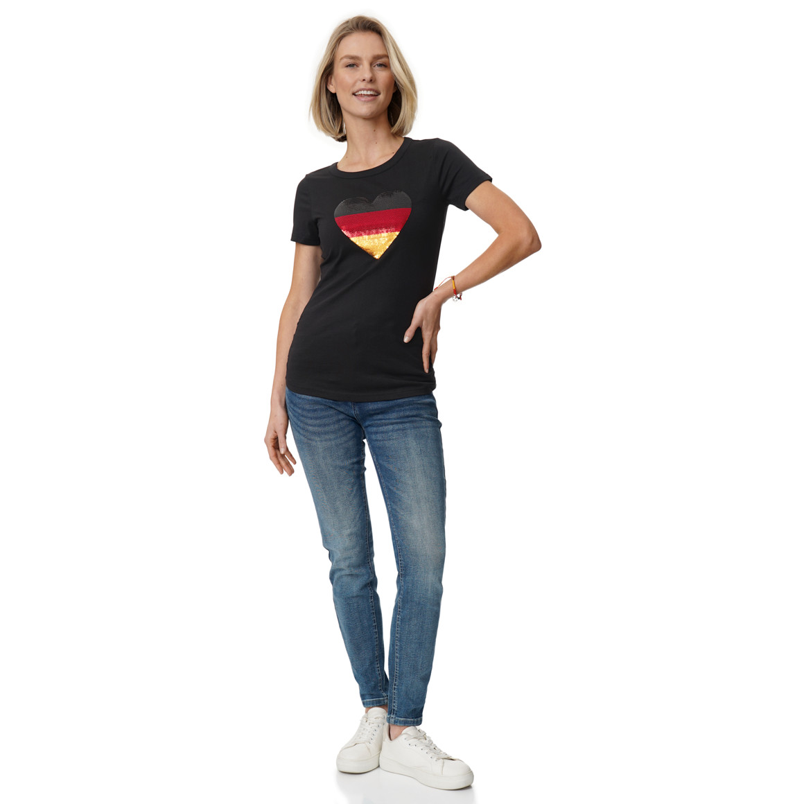 Damen T-Shirt im Fußball-Design