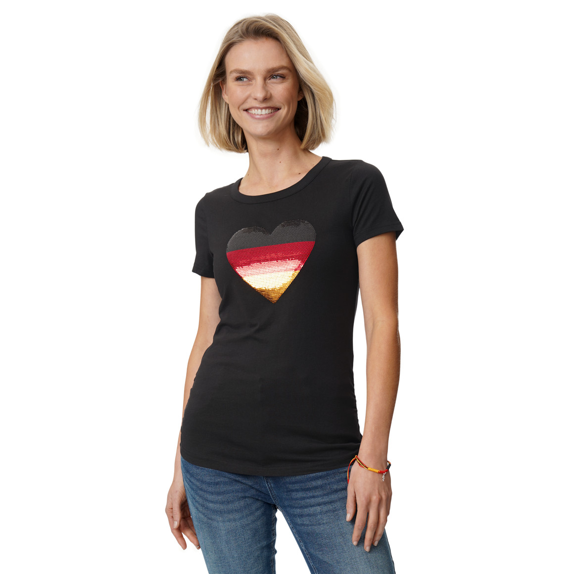 Damen T-Shirt im Fußball-Design