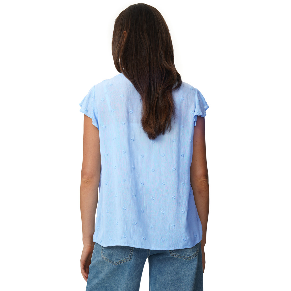 Damen Bluse mit Stickerei