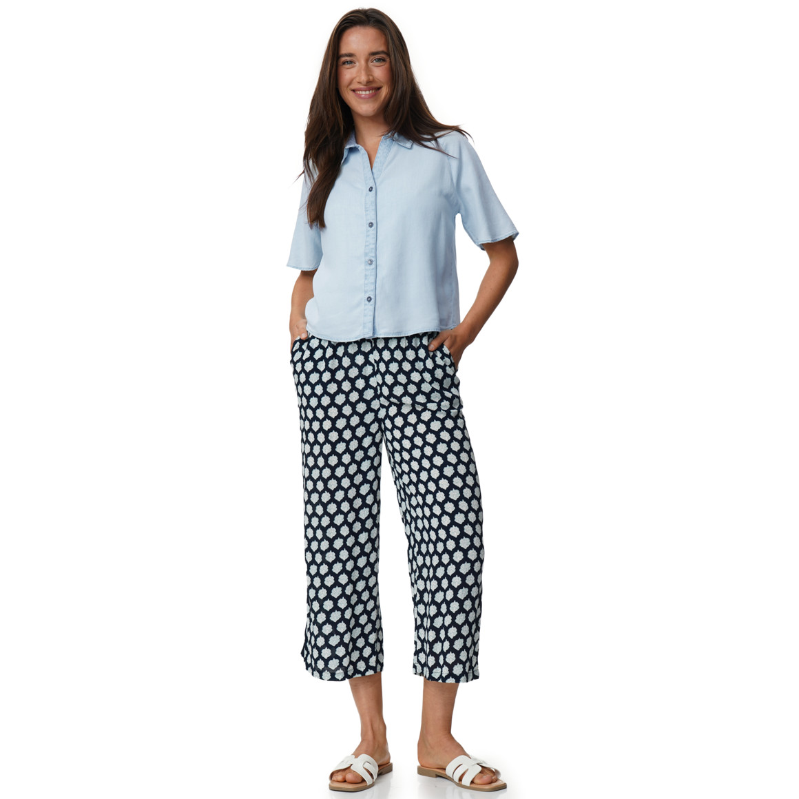 Damen Bluse mit Knopfleiste