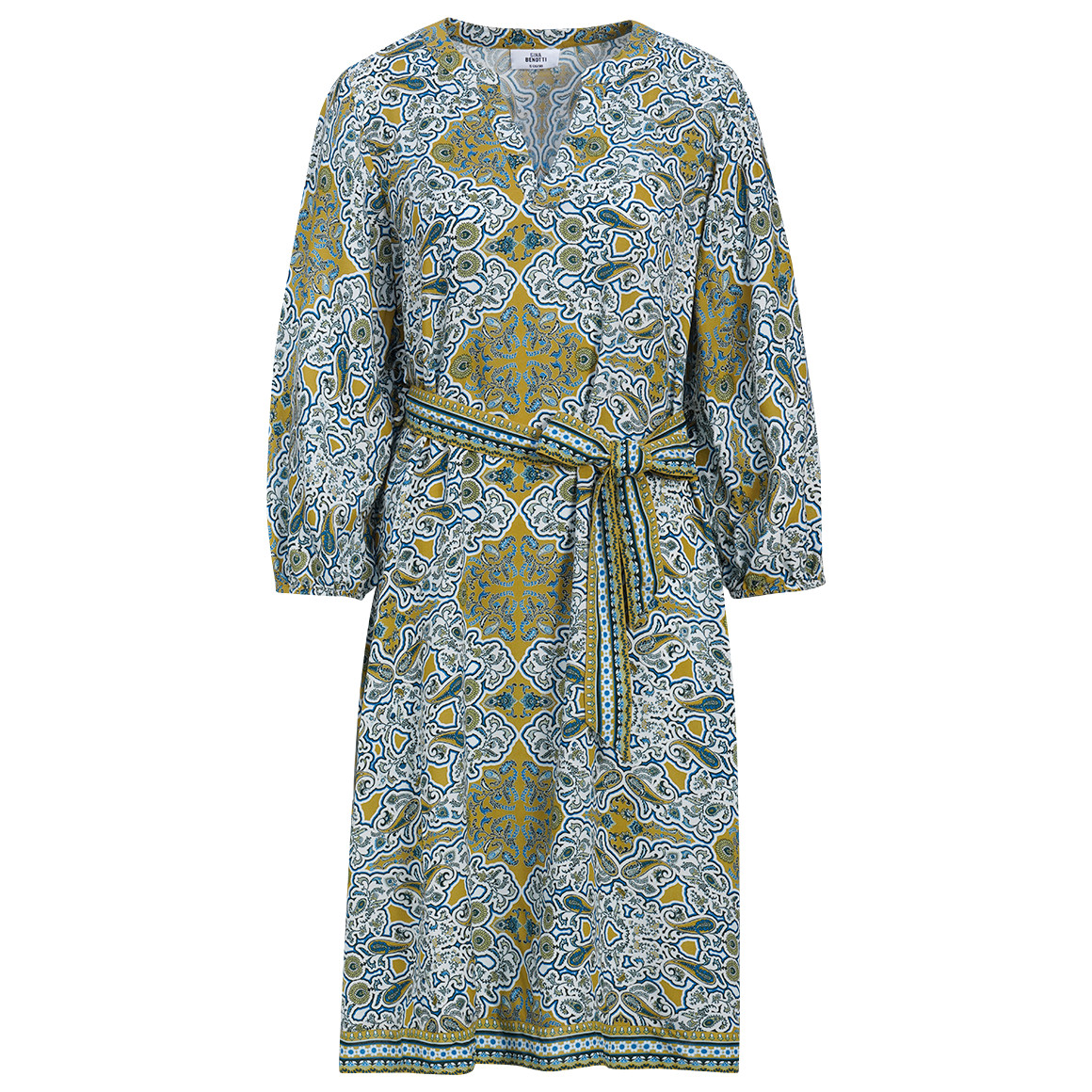 Damen Tunikakleid mit Allover-Muster