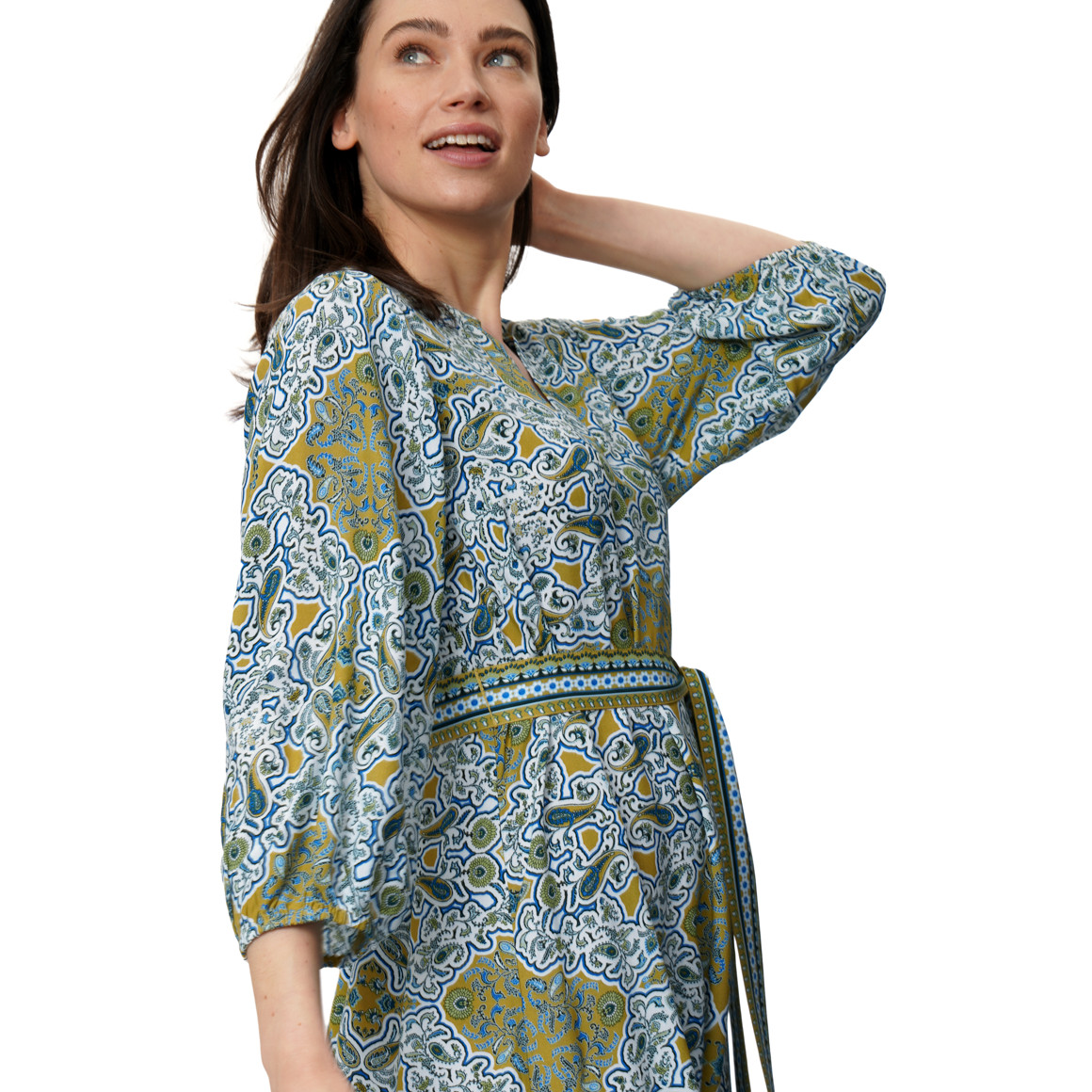 Damen Tunikakleid mit Allover-Muster