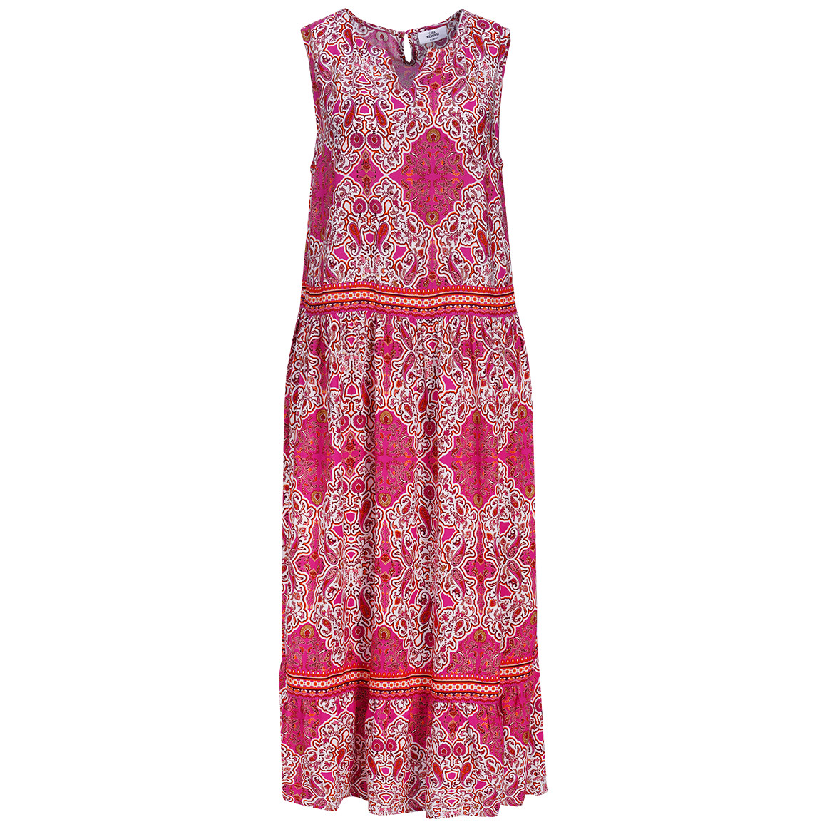 Dames maxi-jurk met all-over patroon