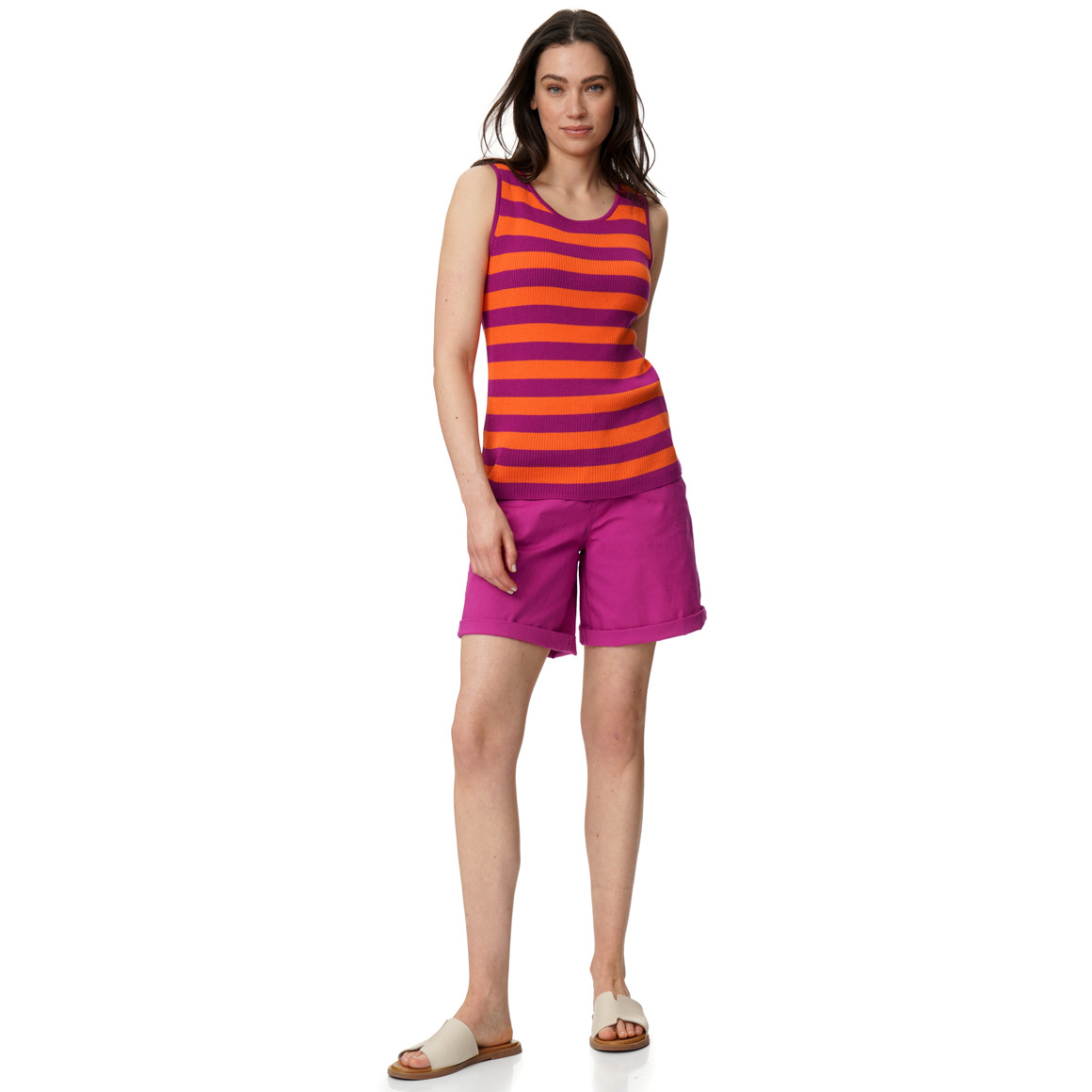 Damen Bermuda-Shorts unifarben