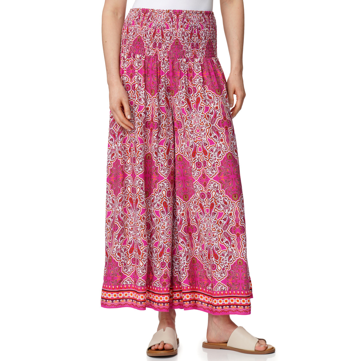 Damen Hose mit weitem Bein