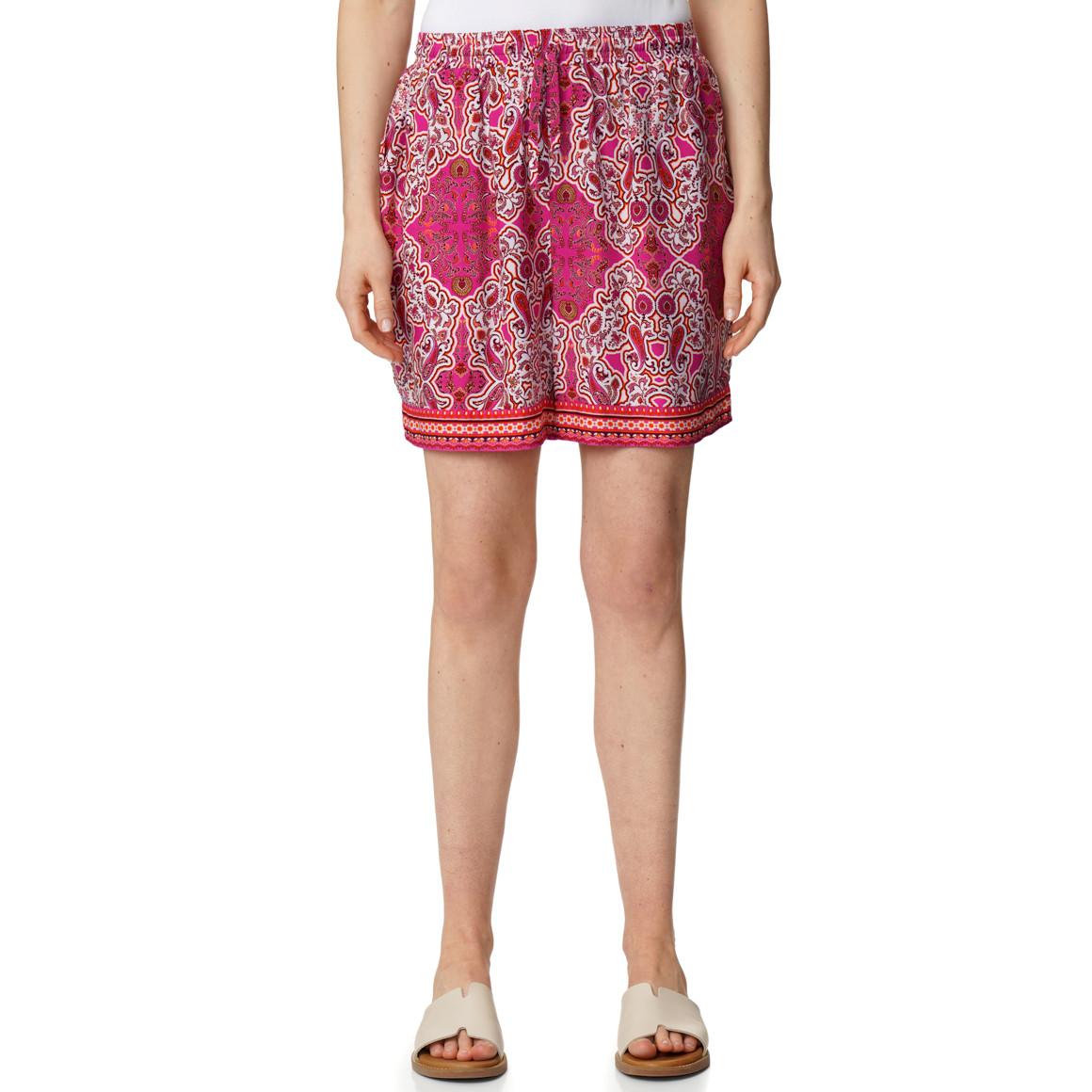 Damen Shorts mit Allover-Muster
