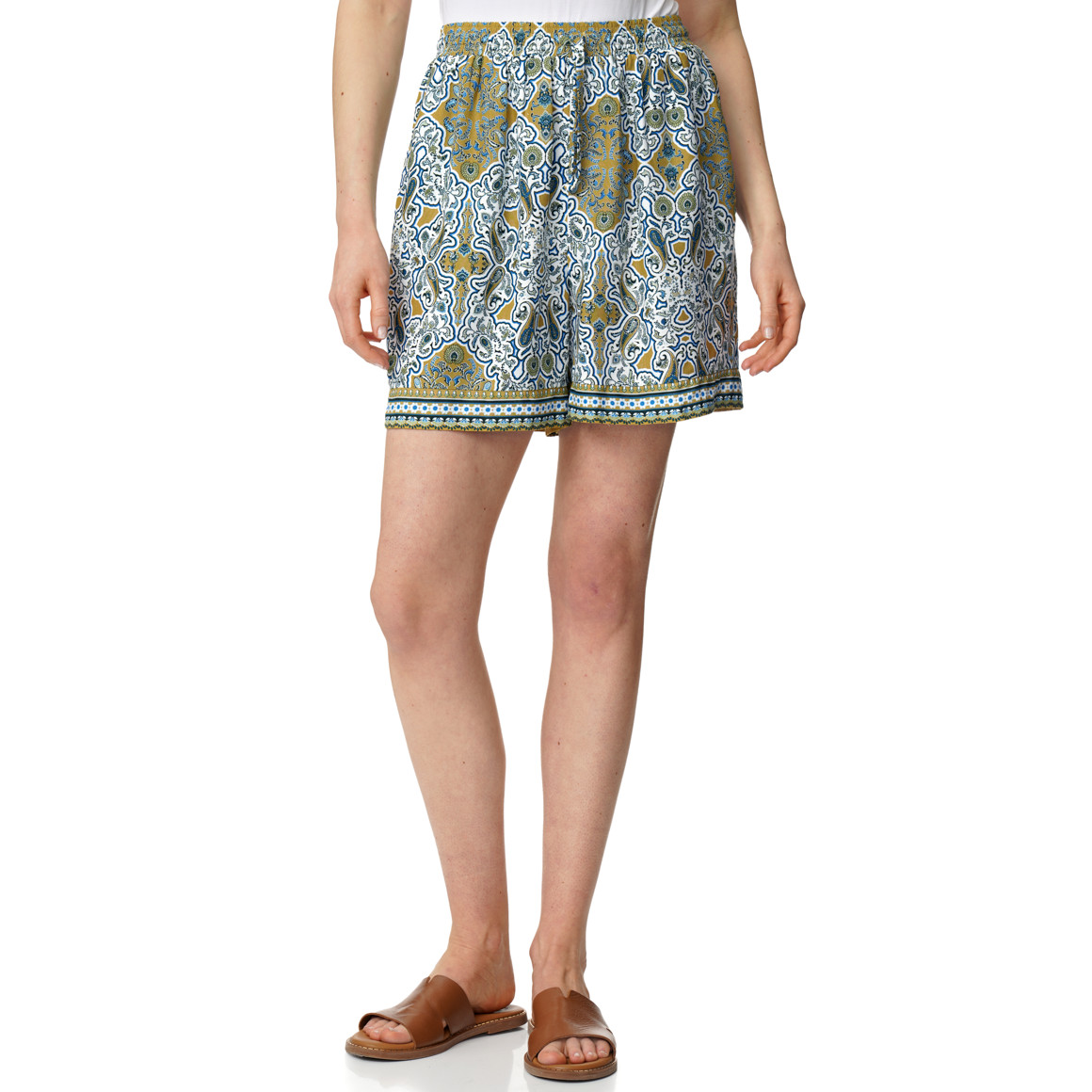 Damen Shorts mit Allover-Muster