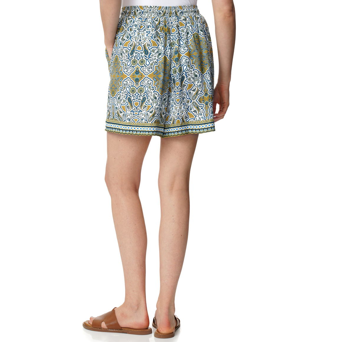 Damen Shorts mit Allover-Muster