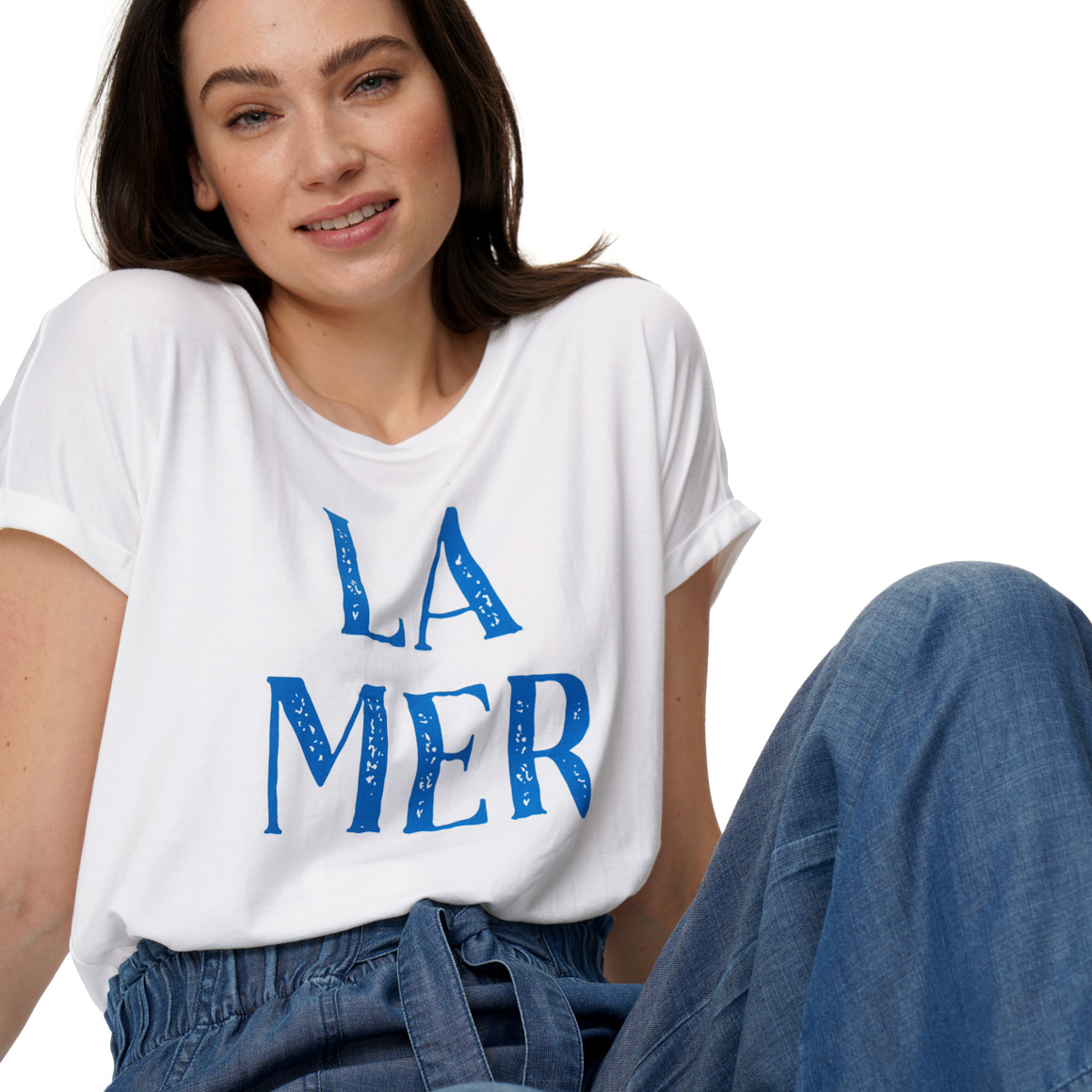Dames-T-shirt met opdruk