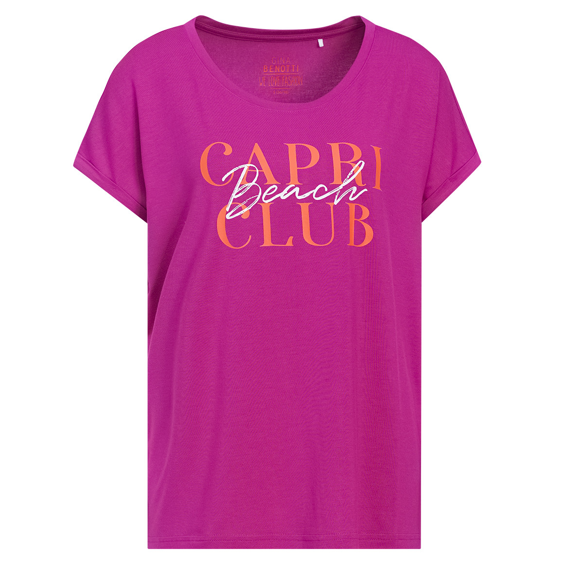 Dames-T-shirt met letteropdruk