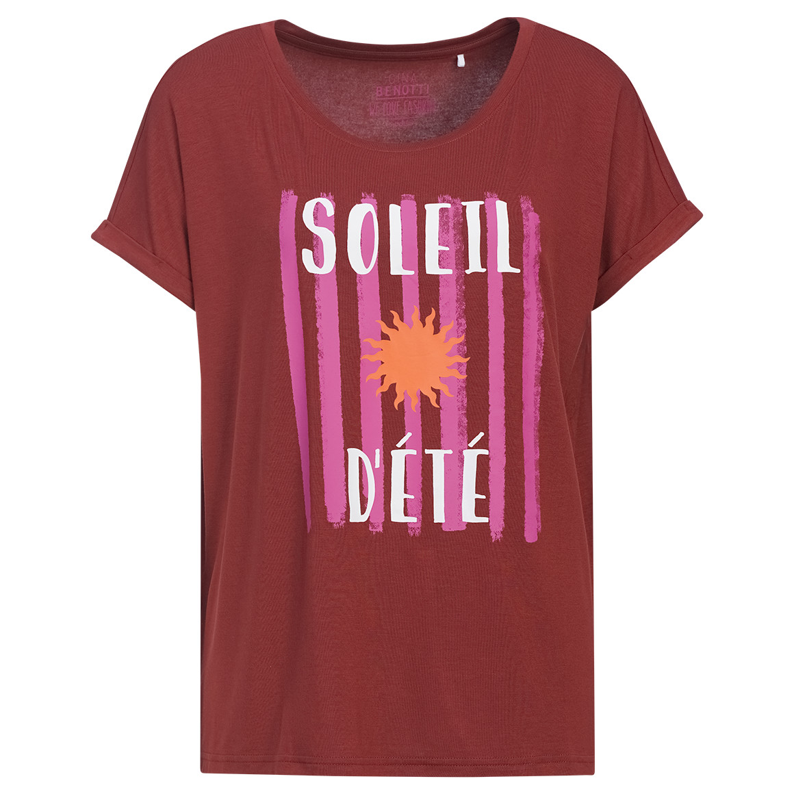 Dames-T-shirt met opdruk
