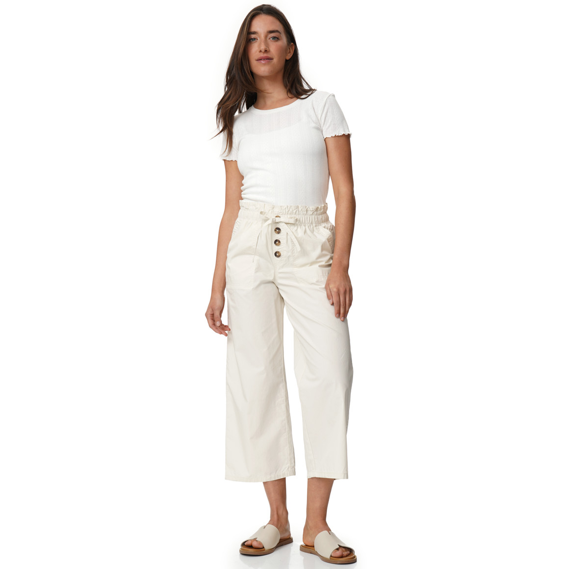 Damen Culotte mit Paperbagbund