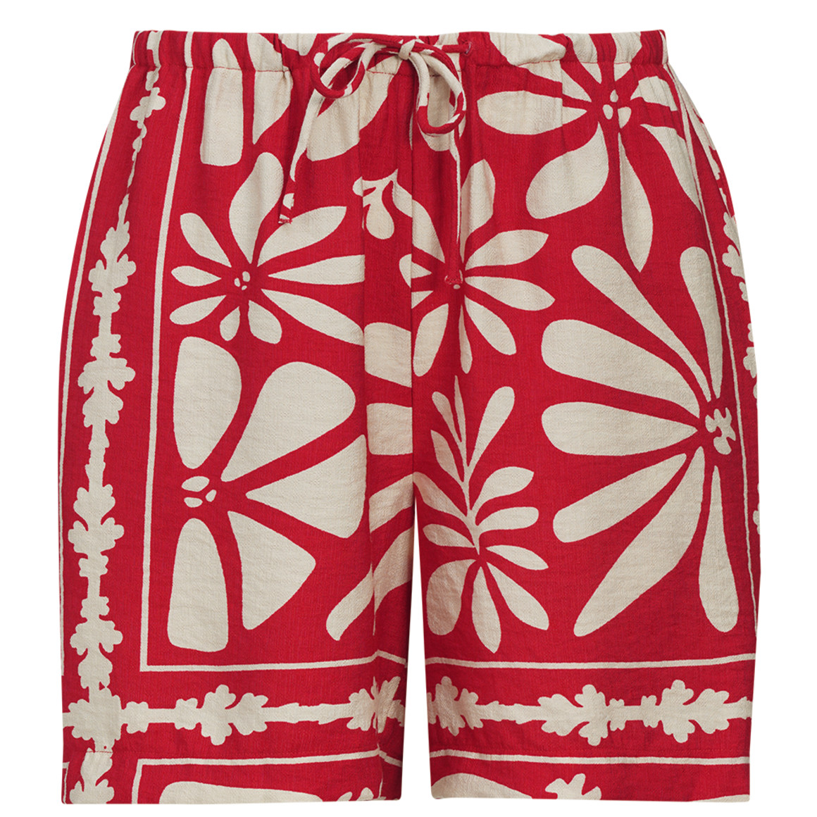 Damen Shorts mit Allover-Print