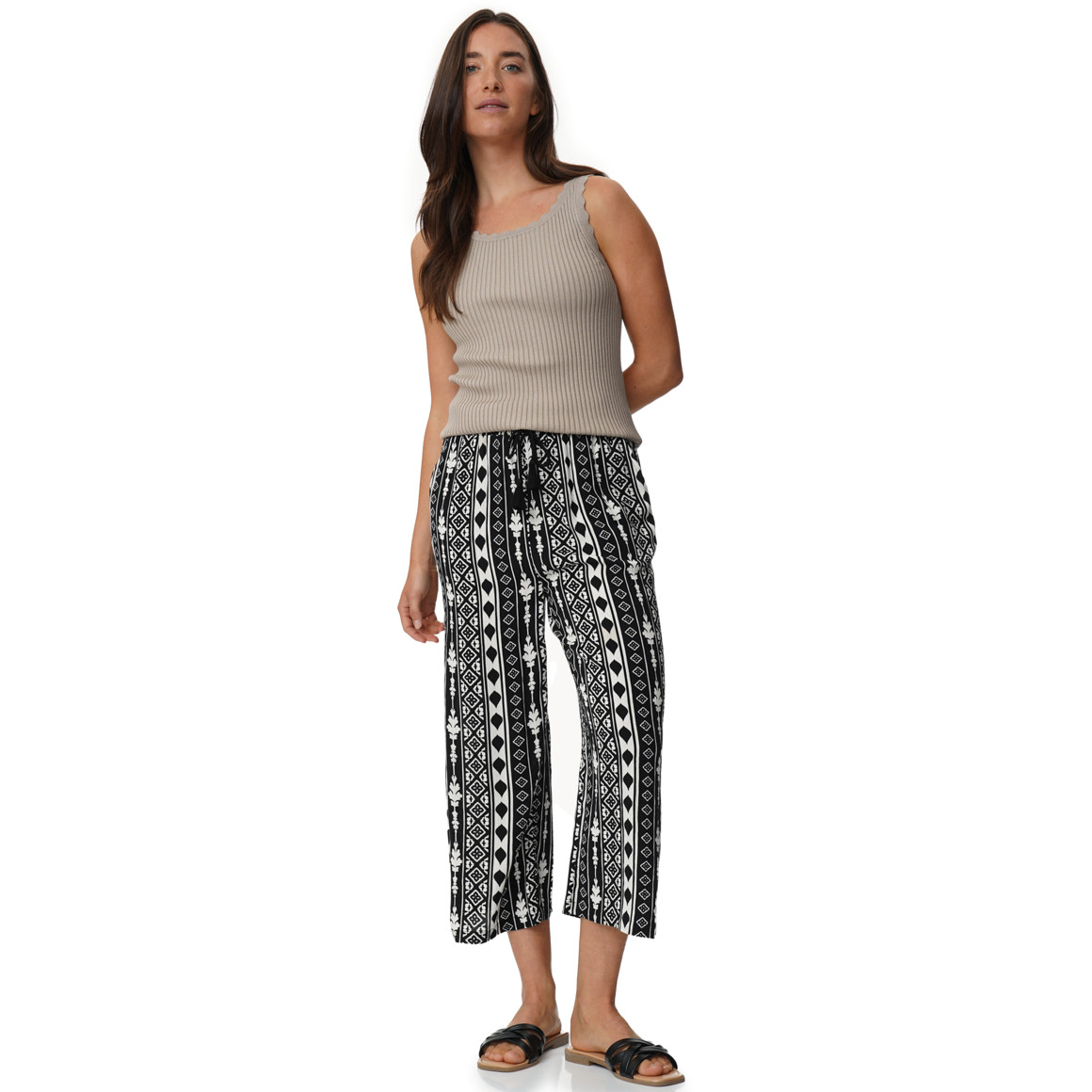Damen Culotte mit Allover-Muster