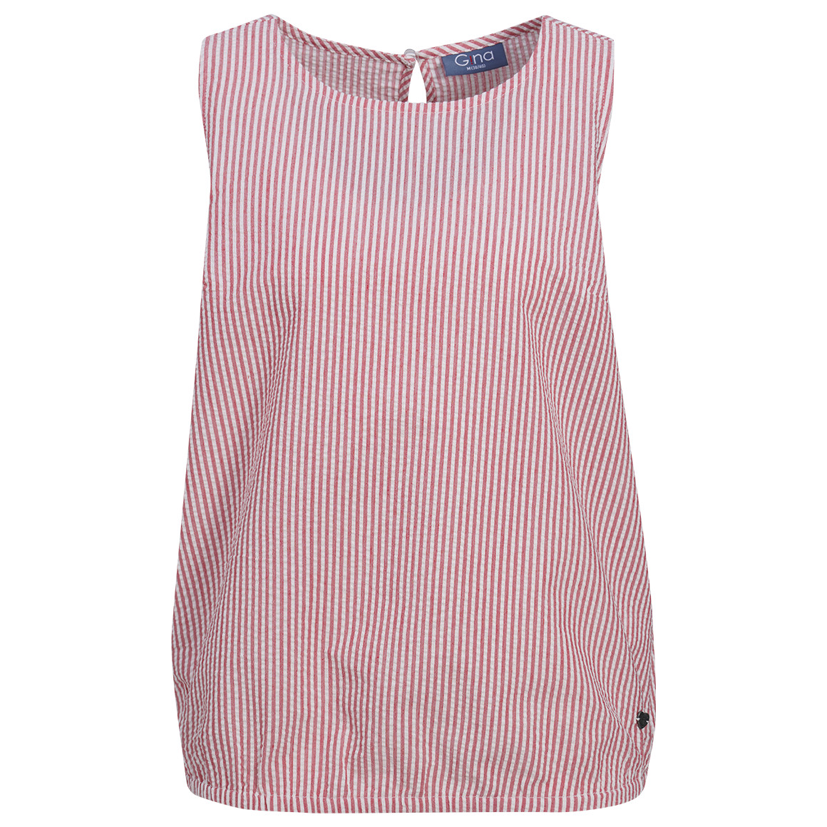 Damen Top in Seersucker-Struktur