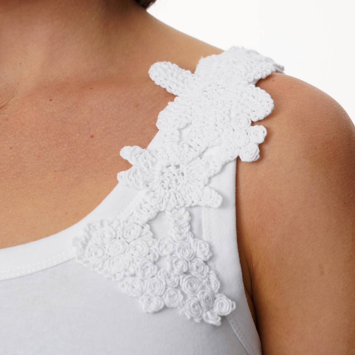 Damen Top mit Spitze