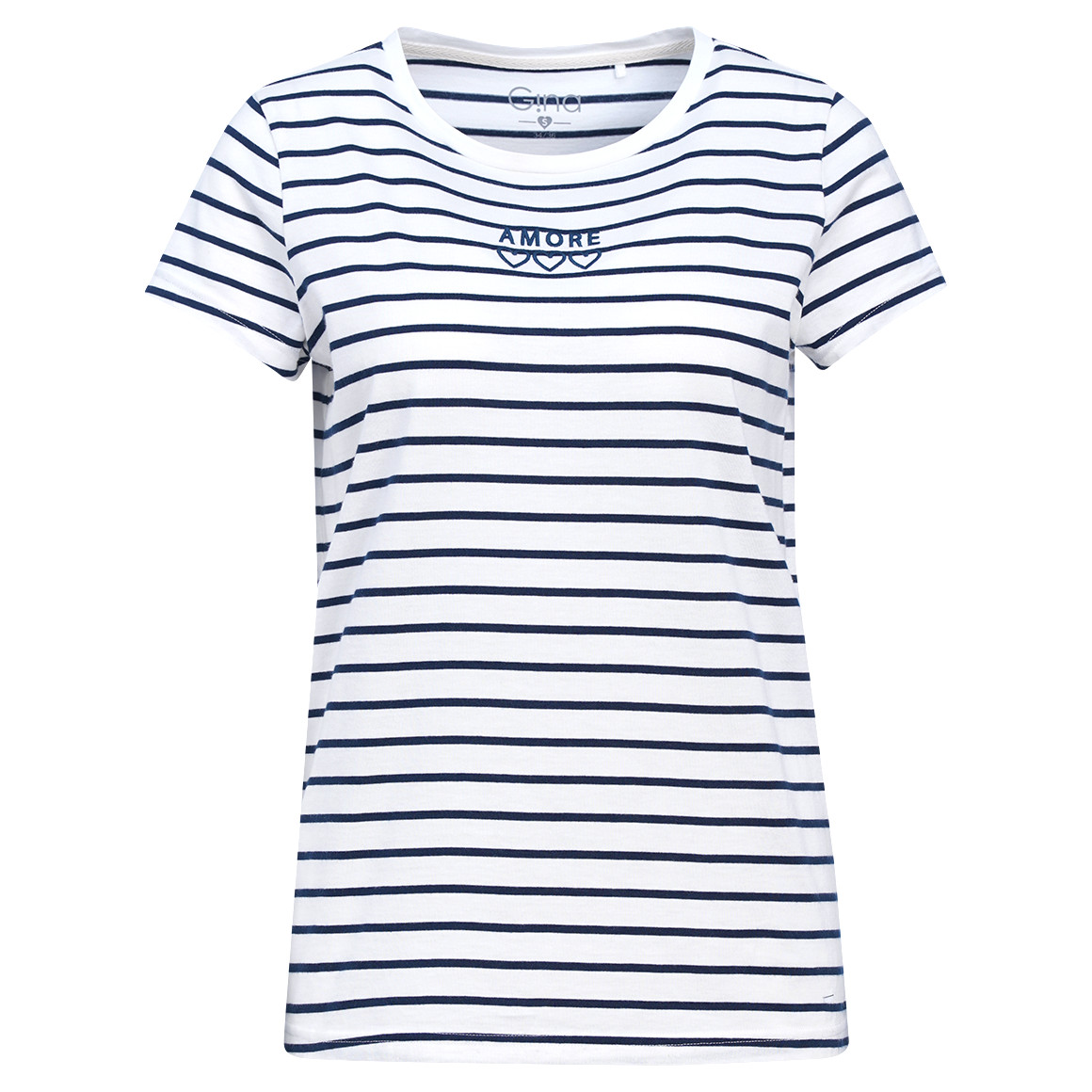 Damen T-Shirt mit Stickerei
