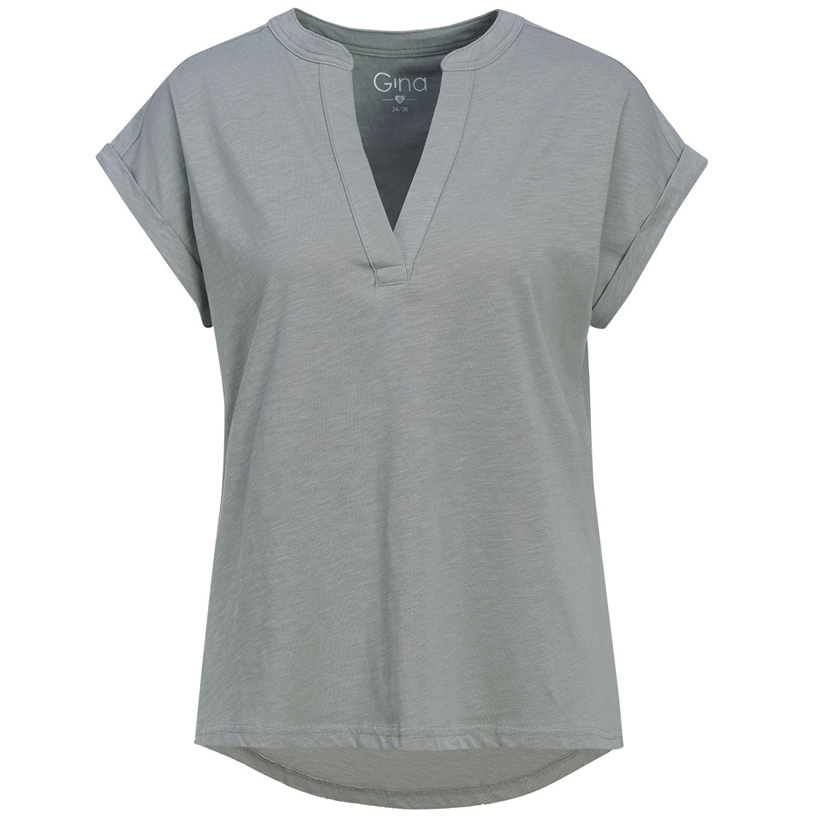 Dames-T-shirt met V-hals