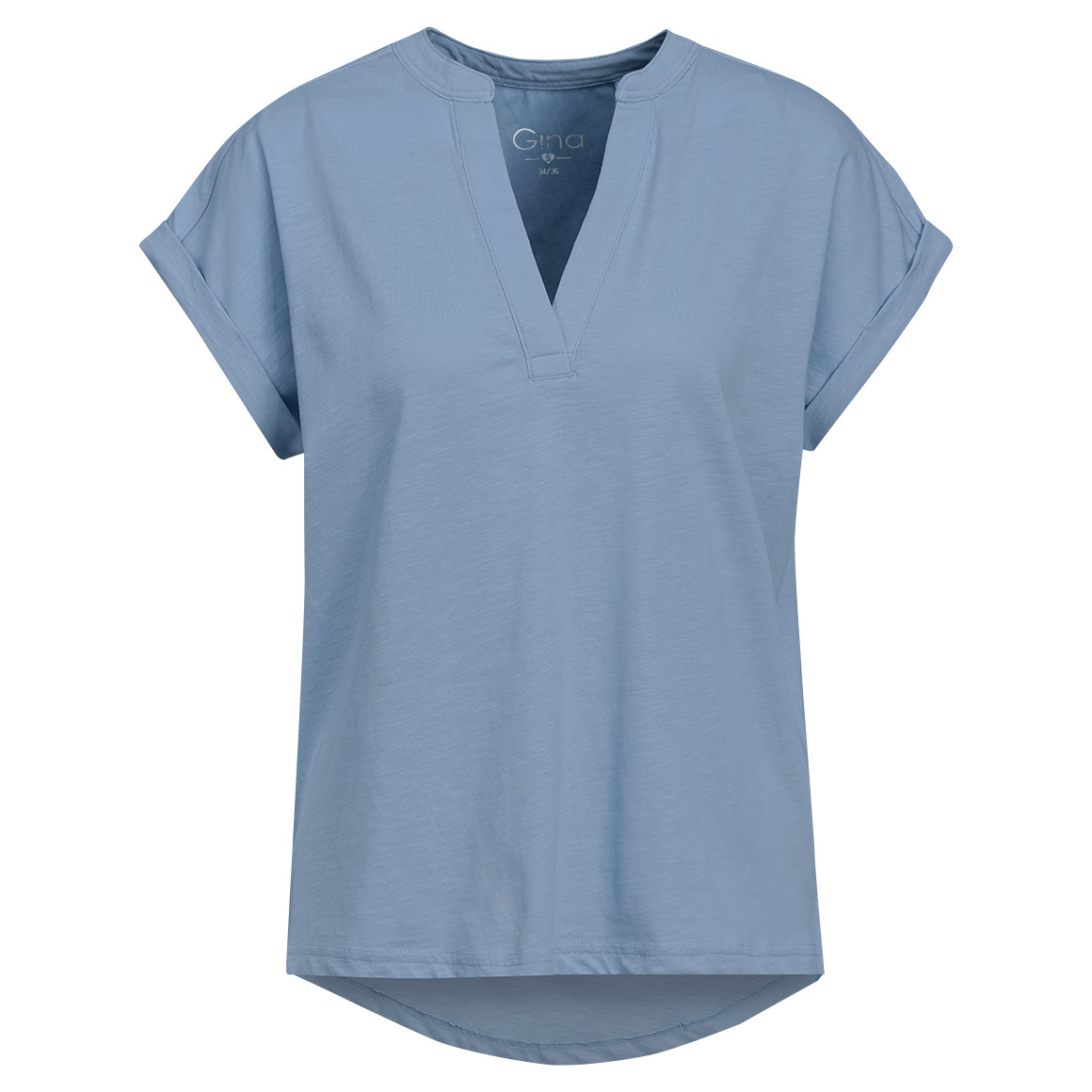 Dames-T-shirt met V-hals