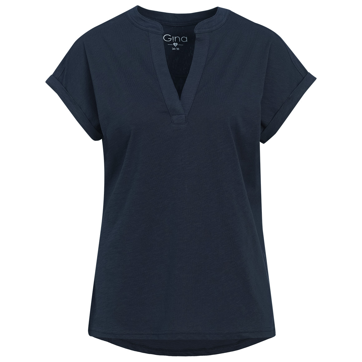 Dames-T-shirt met V-hals