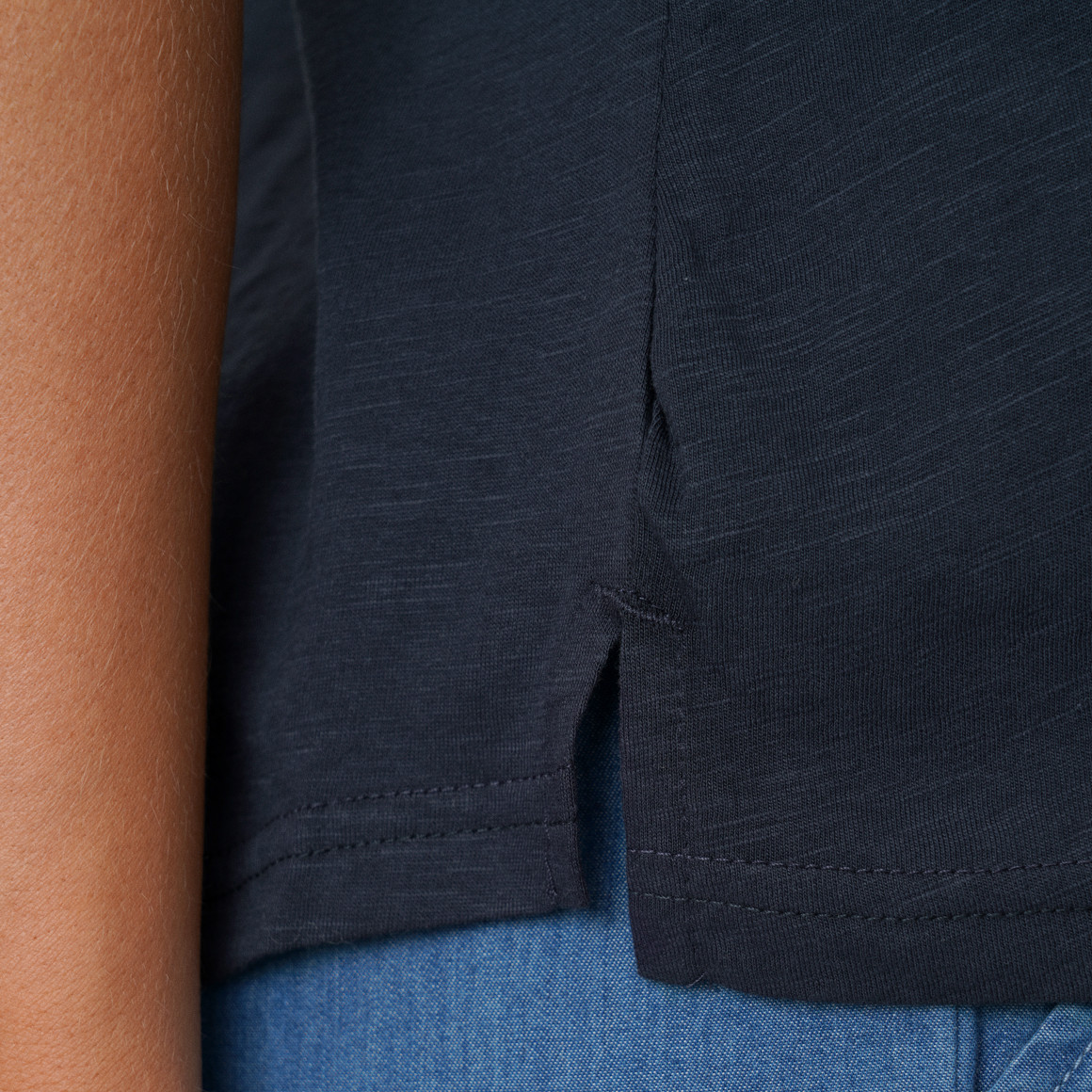 Dames-T-shirt met V-hals