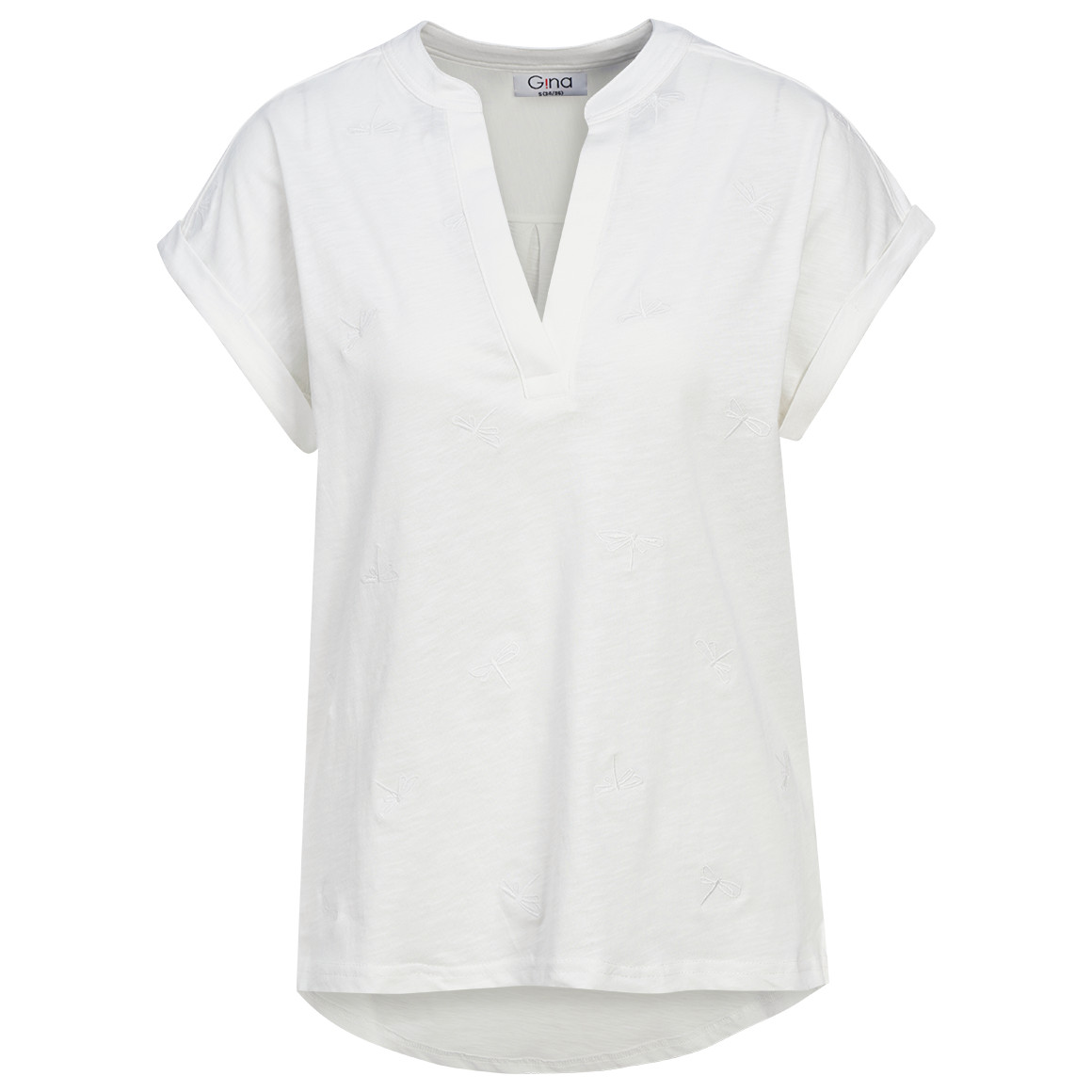 Damen T-Shirt mit Stickerei