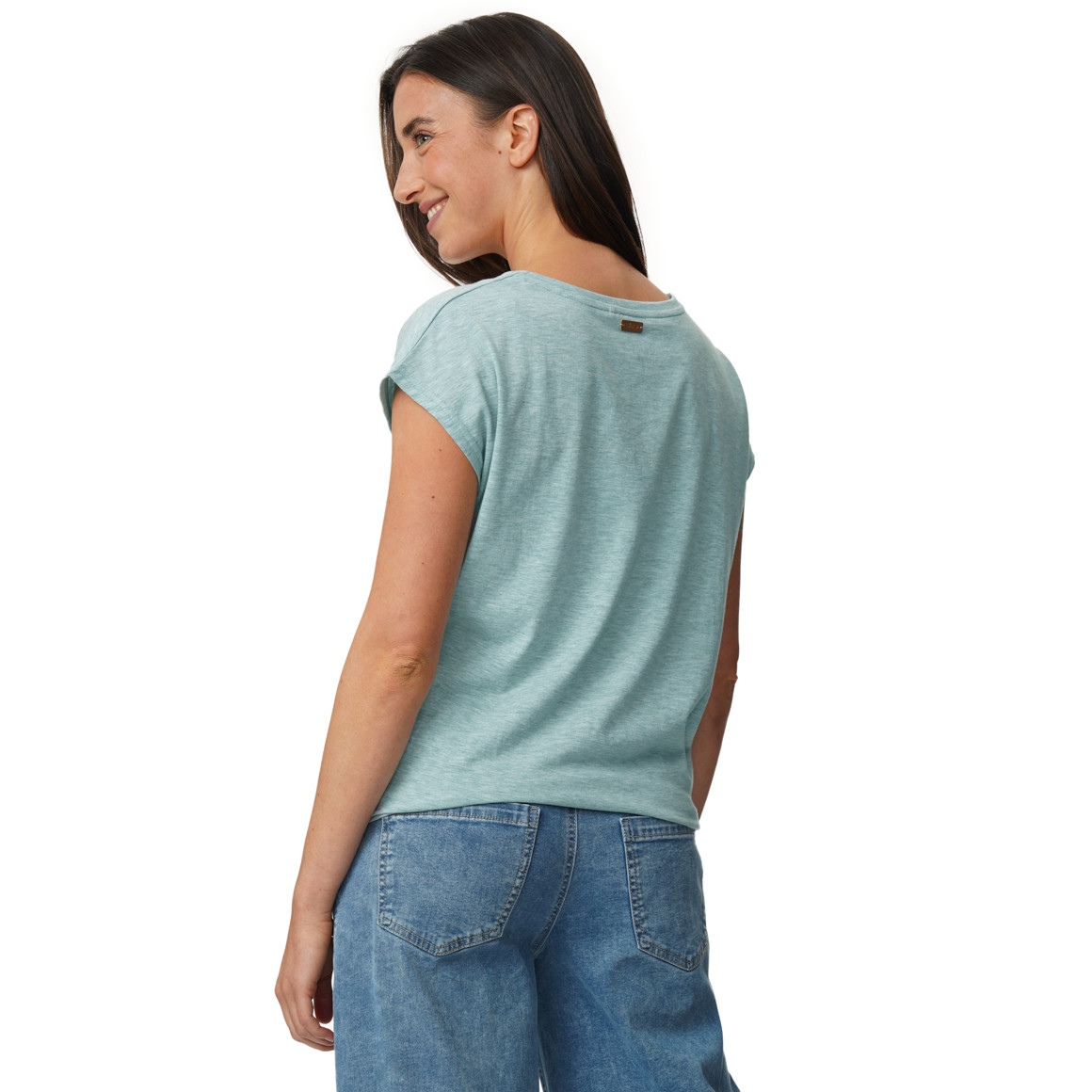 Damen T-Shirt mit Knotendetail