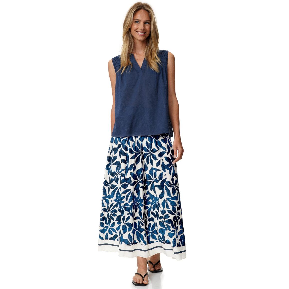 Damen Hose mit Webbund