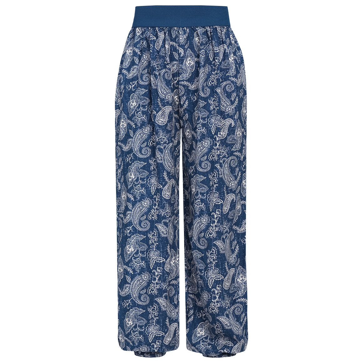 Damen Haremshose mit floralem Muster
