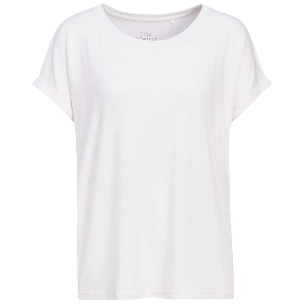 Dames-T-shirt in basic-stijl