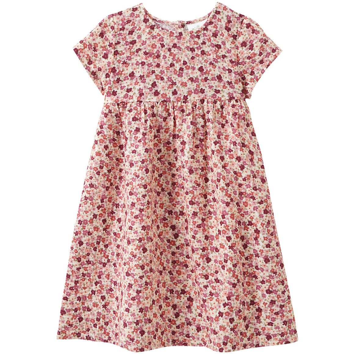 Mädchen Musselinkleid mit Blümchen