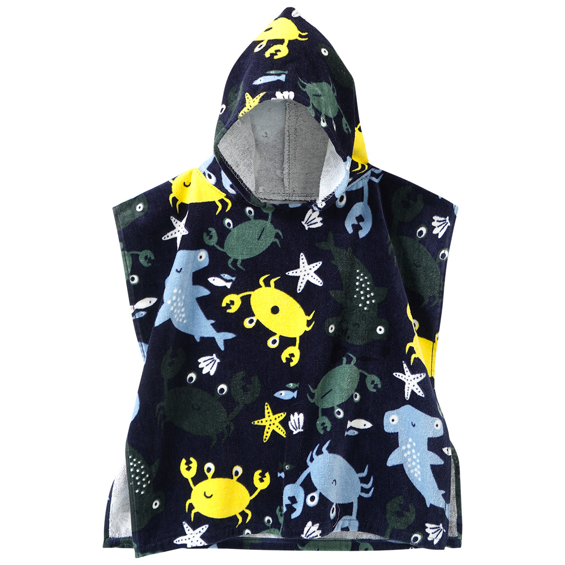 Kinder Badeponcho mit Meerestieren