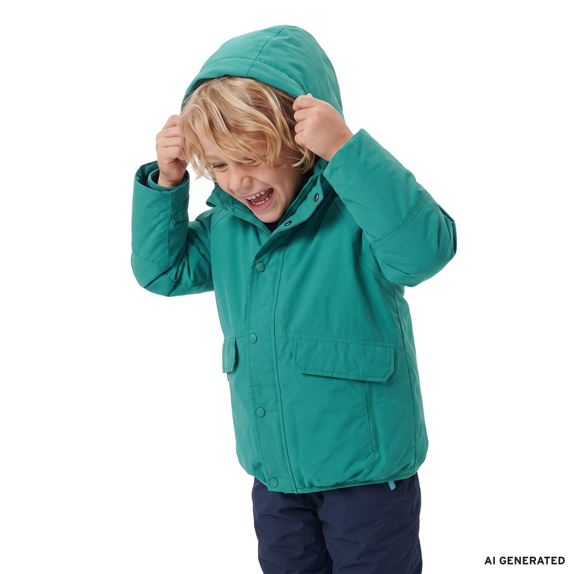 Jungen Schneejacke mit Kapuze